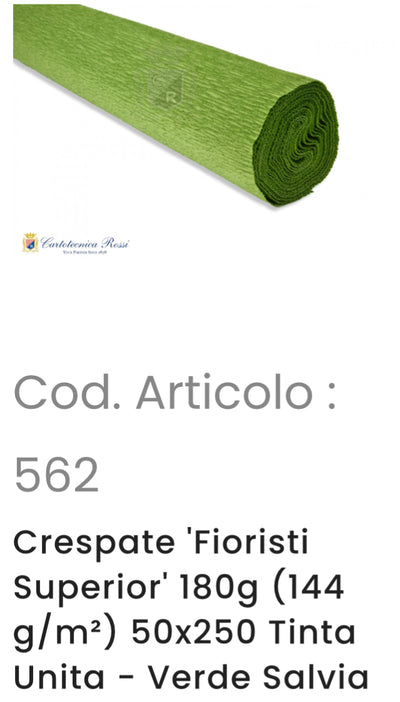 Catalogo Colori - Carta Crespa 180 gr