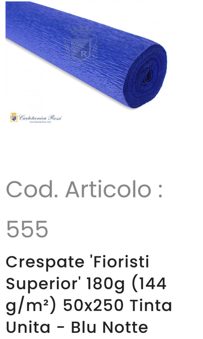 Catalogo Colori - Carta Crespa 180 gr