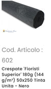 Catalogo Colori - Carta Crespa 180 gr