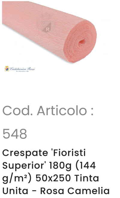 Catalogo Colori - Carta Crespa 180 gr