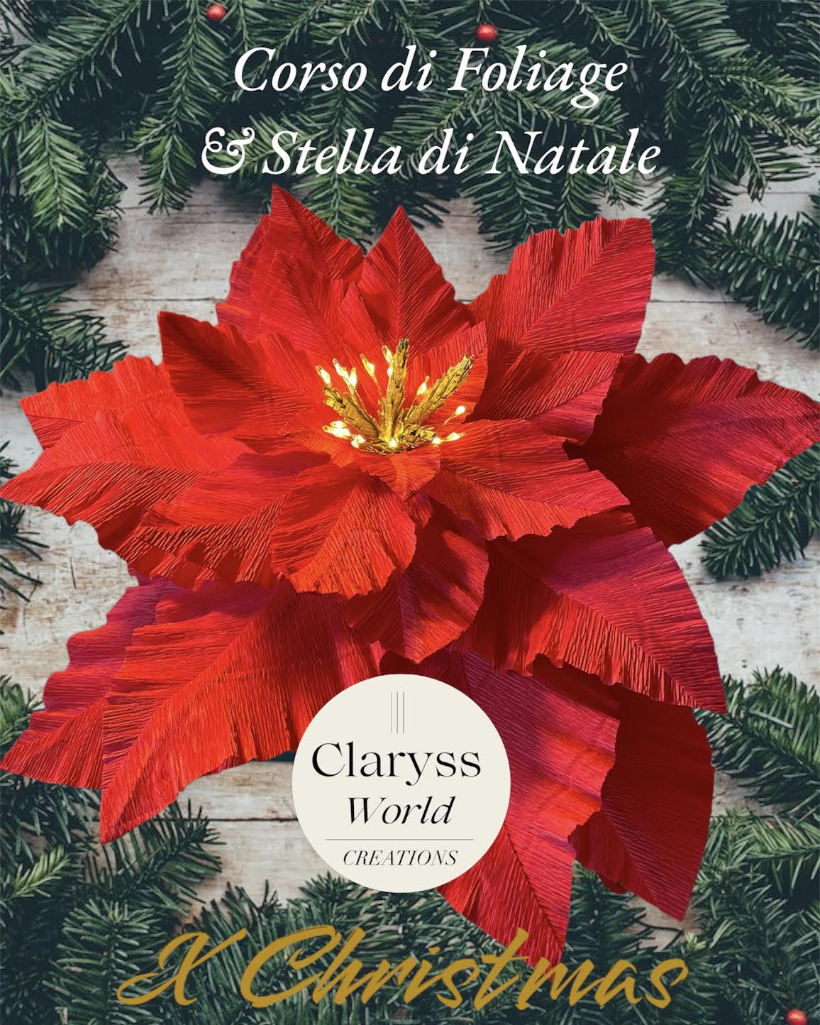 CORSO DI FOLIAGE & STELLA DI NATALE