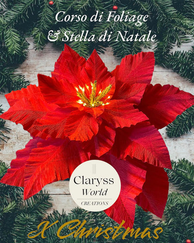 CORSO DI FOLIAGE & STELLA DI NATALE